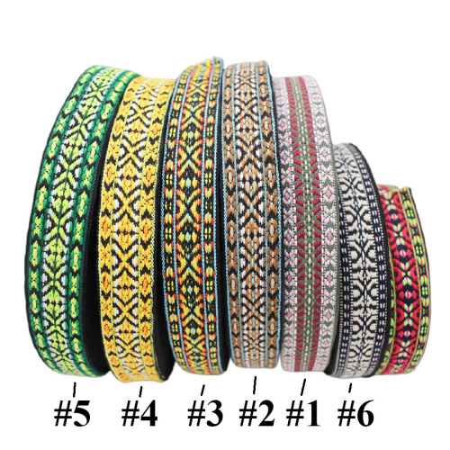 Лента текстильная 38 мм Вышивка Ассорти фото 4