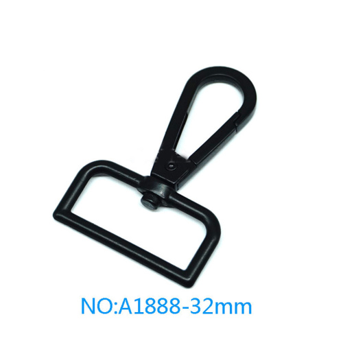 Карабин металлический 32 мм черный арт. А1888  KM-arm1888 - фото товара