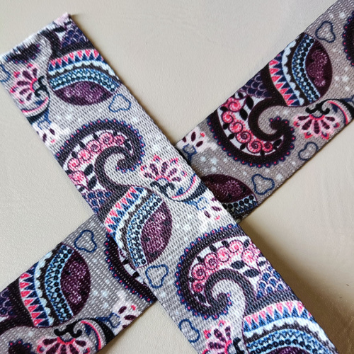 Лента ременная стропа 38 мм Пейсли  L-JUN12 - фото товара фото 4