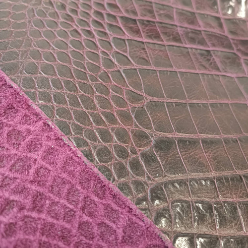 Кожа Кайман 1,0 мм Бордовый Турция фото 3