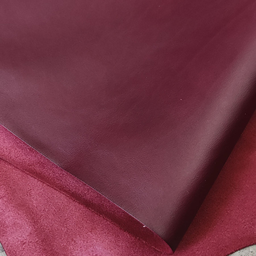 Кожа КРС 1,2-1,4 мм с покр. Бордо Италия фото 5