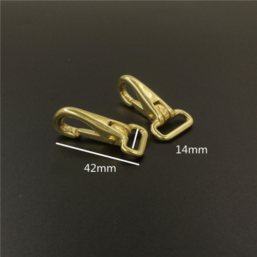 Карабин 14-25 мм литой Латунь фото 7