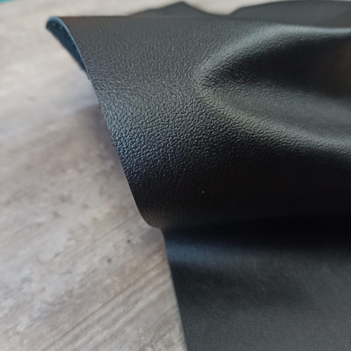 Кожа КРС 1,2-1,4 мм Бергамо Черный фото 2