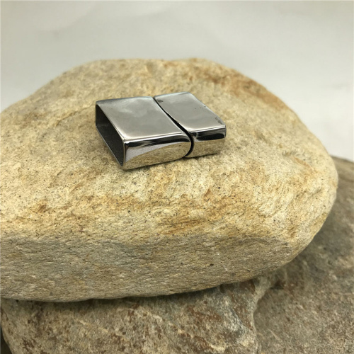 Замок 19х6 мм для плоских браслетов Сталь  BR-z24 - фото товара фото 2