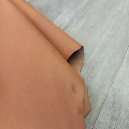 Кожа теленок 1,0 мм раст. дубл. Бежевый фото 3