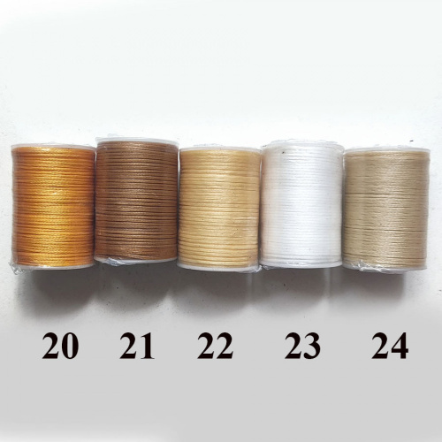 Нить для кожи вощеная 1,2 мм плоская Bayonet фото 9