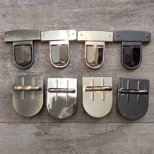 Уценка! Застежки портфельные 30-40 мм с рельефной кнопкой фото 7