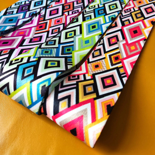 Лента ременная стропа 50 мм Пестрые ромбы фото 3