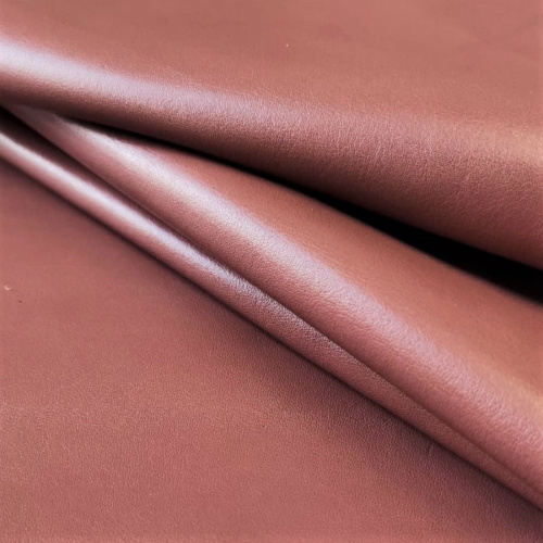 Кожа КРС 1,2 мм коричнево-лиловый Италия фото 2