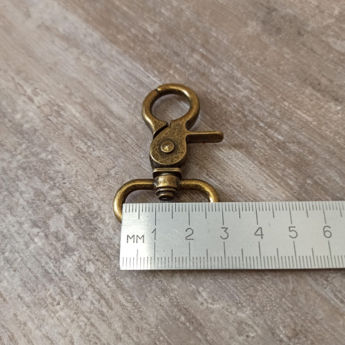 Карабин металлический 20-50 мм с собачкой арт.10235 фото 3