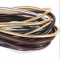 Шнур прошитый из искусственной кожи