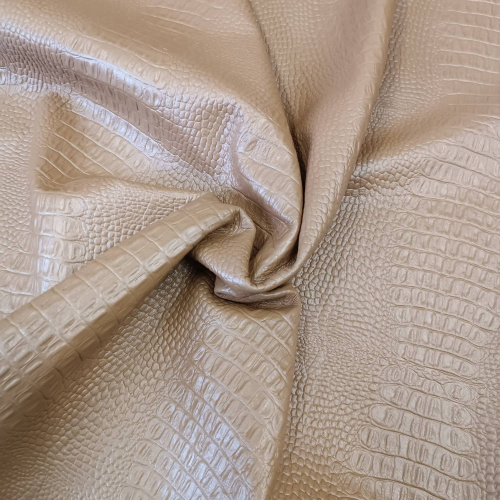 Кожа Кайман 1,2-1,6 мм Капучино фото 2