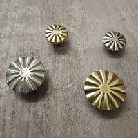 Кончо для кожаных изделий 12 мм, 18 мм Хризантема Латунь KS-247