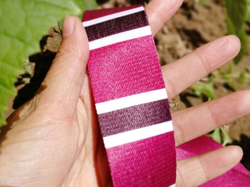 Лента ременная 38 мм Цветная полоска п/э фото 4