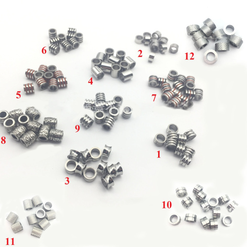 Бусина 6 мм для браслетов Сталь B48