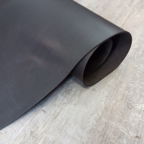 Кожа Крейзи Хорс 1,4-1,6 мм Шоколад Италия фото 3