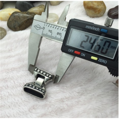 Замок 20х7 для плоских браслетов Звезды Сталь  BR-z16 - фото товара фото 2