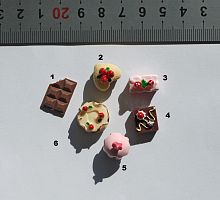 Выпечка для кукол Миниатюра 1:12