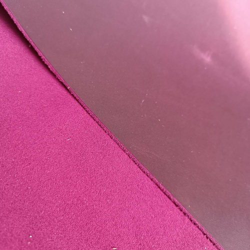 Кожа Крейзи Хорс Dark 1,4-1,6 мм Фуксия фото 2