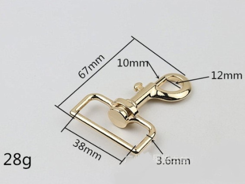 Карабин металлический 32 - 50 мм, арт. 5238 фото 5