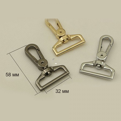 Карабин металлический 25 - 38 мм арт. 5200 фото 14