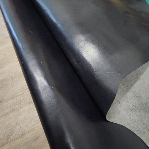Кожа КРС 1,4 мм растит. дубл. Черный Италия фото 2