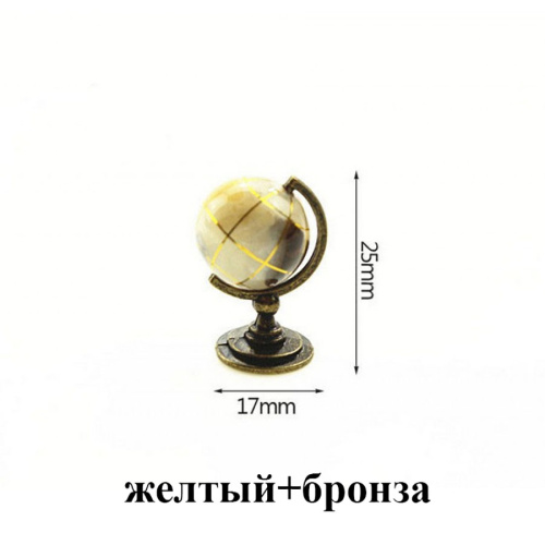 Глобус на подставке для кукольного домика фото 3