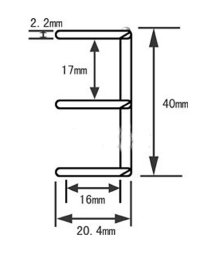 Кольцевой механизм для альбомов серебро  LR34016 - фото товара фото 4