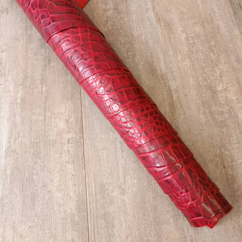 Кожа Кайман 1,0 мм Красный Турция