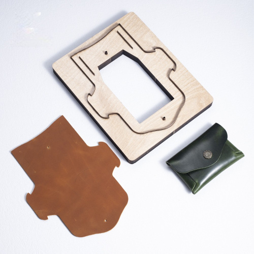 Уценка! Штанцформы (вырубные штампы) Монетница на кнопке фото 3