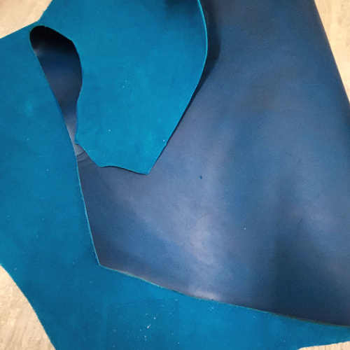 Кожа КРС 1,6-1,8 мм Фьюжен Бирюза фото 4