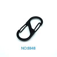 Карабин металлический S-образный, арт. 8848  - купить для кожевенного хобби