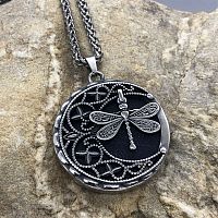 Подвеска декоративная Стрекоза  - купить для кожевенного хобби