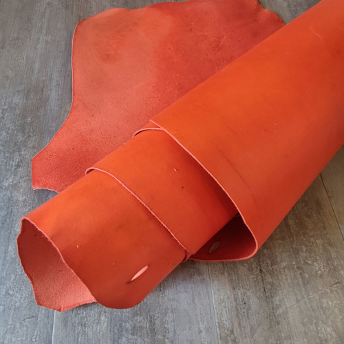 Кожа Пола 1,2 мм растит. дубл. BUTTERO 12 Оранжевый фото 8