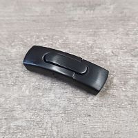 Замок 10х5 мм для плоских браслетов Сталь Z555  - купить для кожевенного хобби