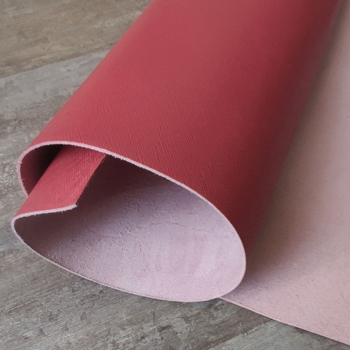 Кожа Сафьяно 1,3-1,5 мм Малиновый Италия фото 4