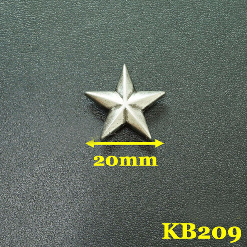 Кончо для кожаных изделий 20 мм Звезда Латунь KB209 фото 4
