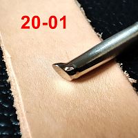Штамп для тиснения по коже 20-01 EMS Лифтер нержавеющая сталь  - купить для кожевенного хобби