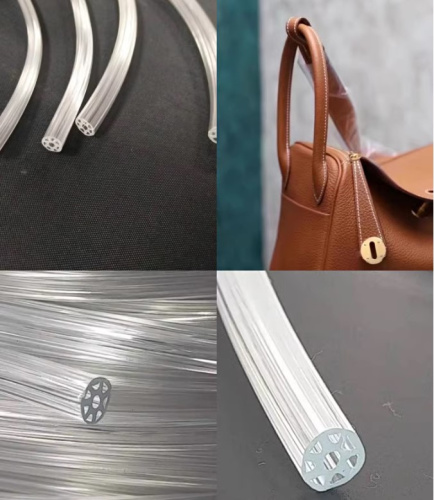 Уплотнитель-жилка (шнек) для ручек и кантов полая, 10 см фото 2