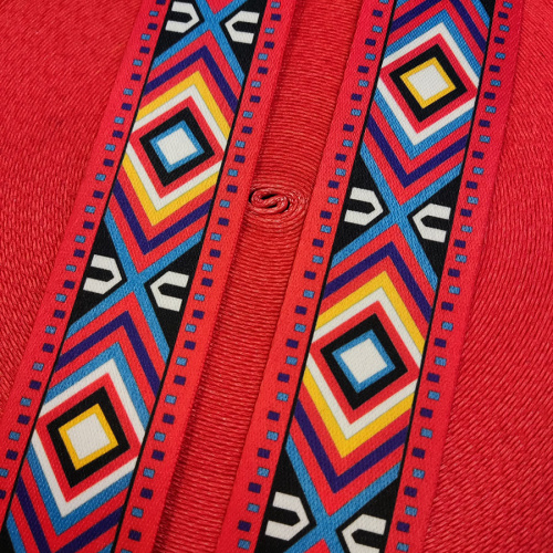 Лента ременная стропа 50 мм Ацтекские ромбы  LH0082 - фото товара