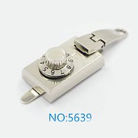 Застежка для сумки с кодовым замком арт. 5639  - купить для кожевенного хобби