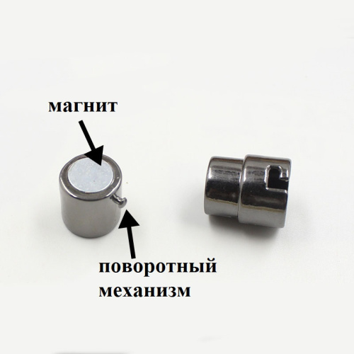 Застежка 3-10 мм для браслета поворотная Темная латунь фото 3