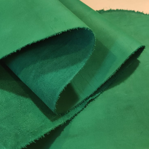 Кожа Пола краст 1,1-1,3 мм Зеленая