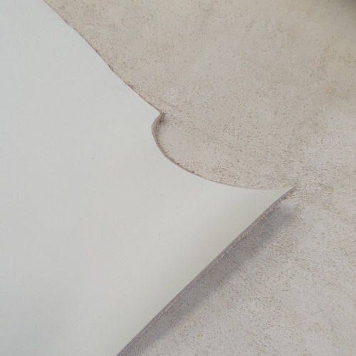 Кожа ШСК 2,1 мм пылевидная с покр. Бежевый фото 4