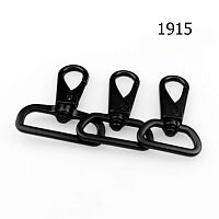 Карабины металлические 25-38 мм черный арт. 1915