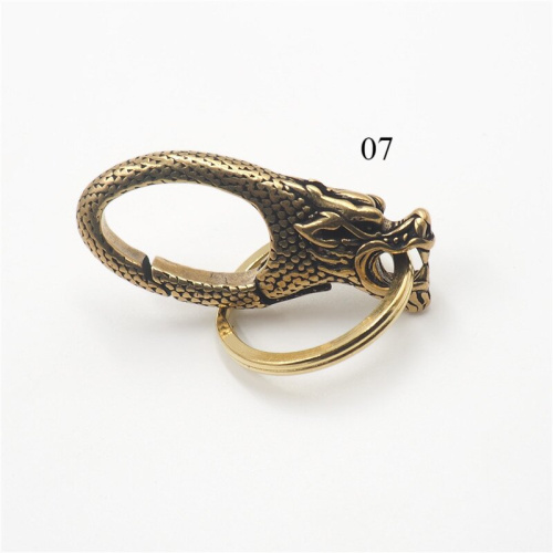 Карабин 12 мм с кольцом 25 мм Латунь фото 7