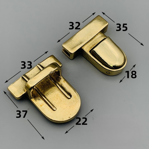 Уценка! Застежка портфельная 32 мм Латунь  XDB 032 uc - фото товара фото 5