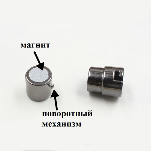 Застежка 3-10 мм для браслета поворотная Темная латунь фото 6