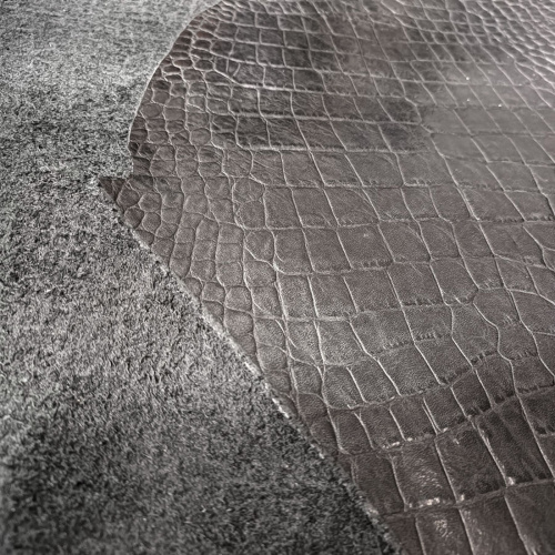 Кожа Кайман 1,1 мм Черный Турция фото 2