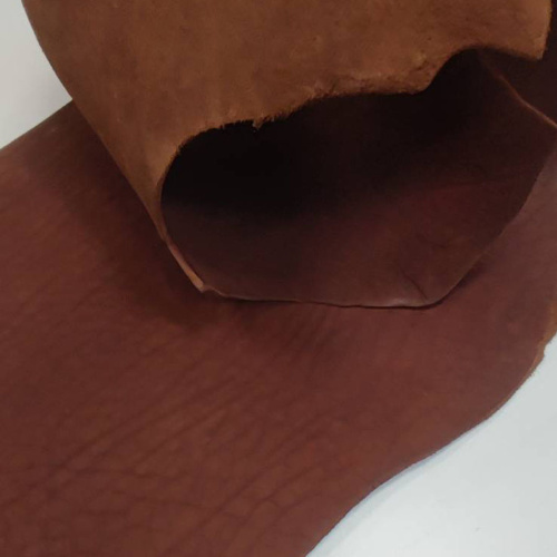 Кожа вороток краст ШСК 3,6-4,0 мм комб. дубл. Коньячный фото 4